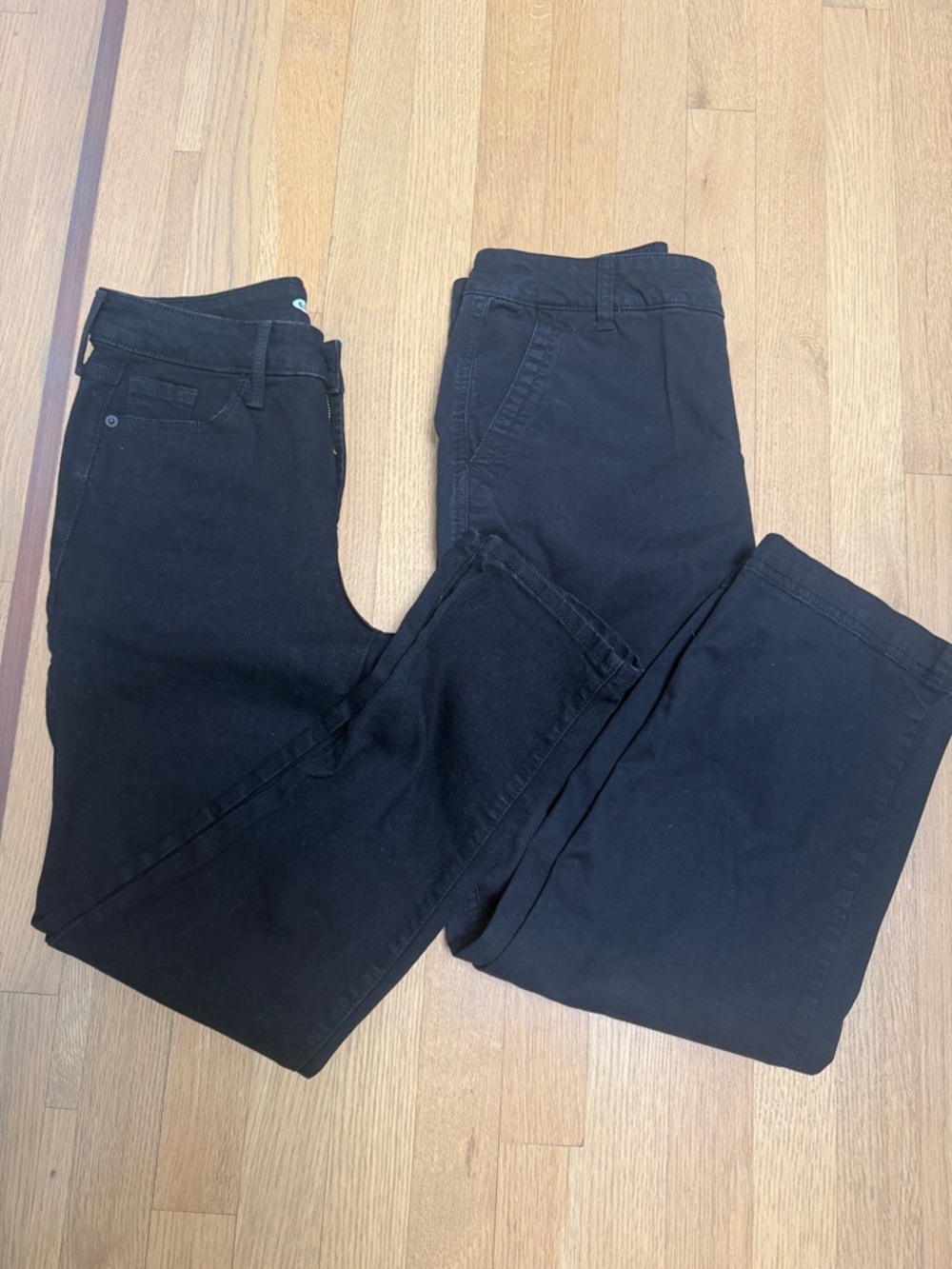 Black khaki and Jeans Duo